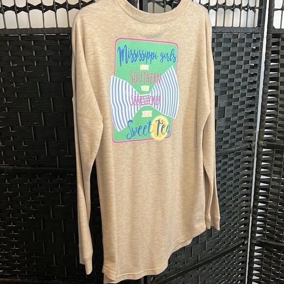 “Sweet MS Girl” Long Sleeve Knit Sweatshirt Size small - Picture 5 of 6